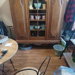 Oak China Cupboard