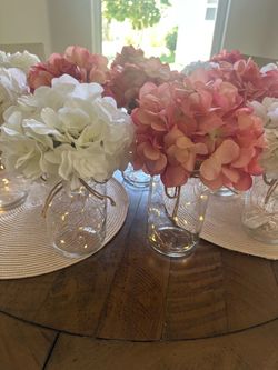 Hydrangea Center pieces