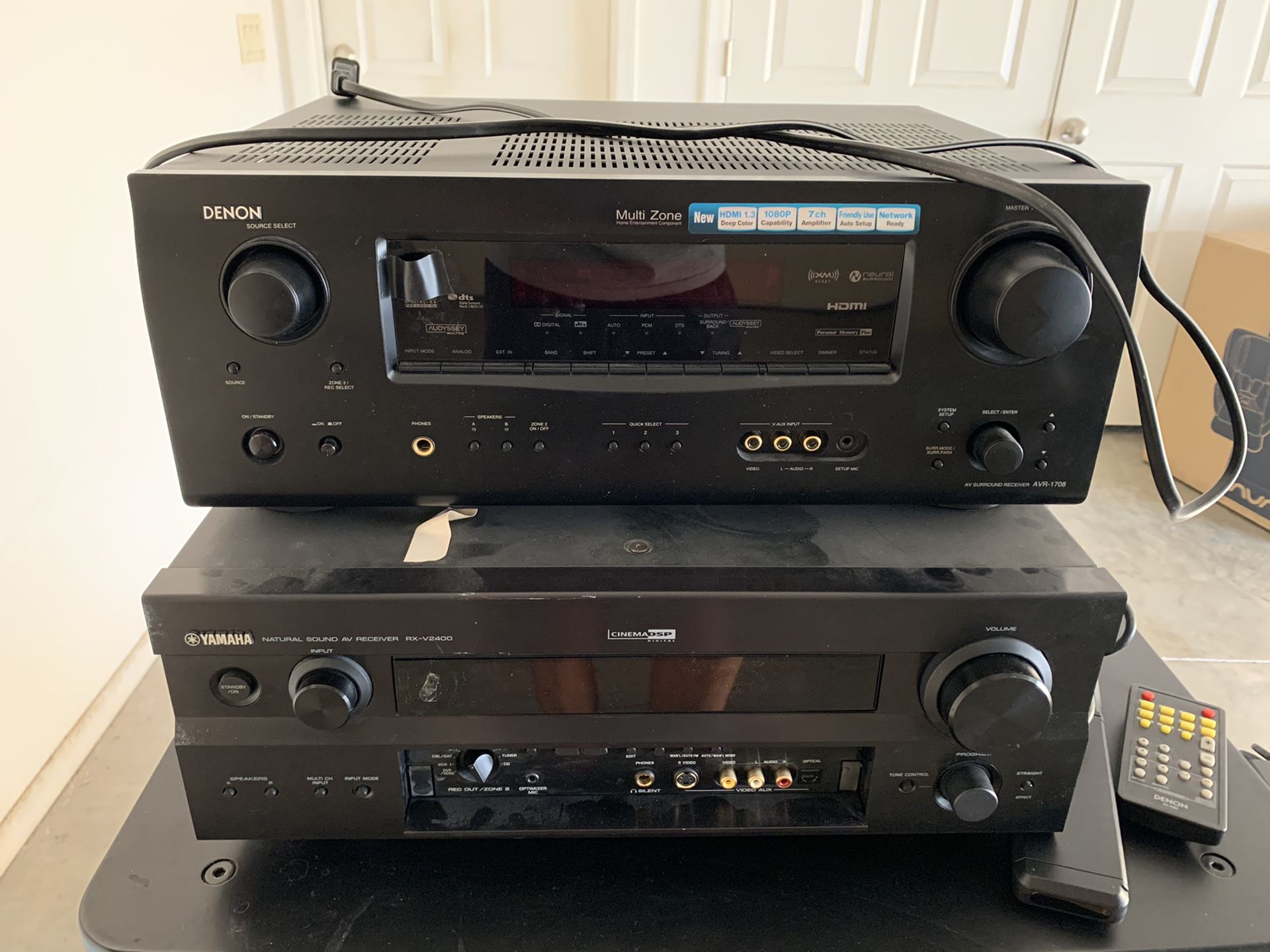 Stereo equipment - receivers, subwoofers, etc