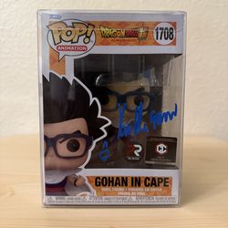 Superhero Gohan Funko Pop Signed