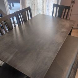 Gray Seven Seater Dinning Table