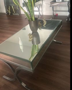 Glass center and side table 3