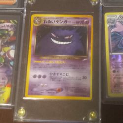 Pokemon 11 gengar HITS And 3 Plushys 