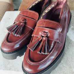Burgundy Sorta Tassel Loafers