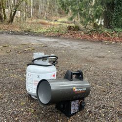 BTU Forced Air Propane Outdoor Space Heater