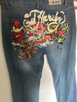 Ed hardy pants size 28 in women’s