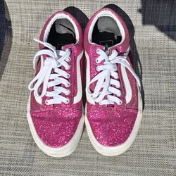 Pink Glitter Vans