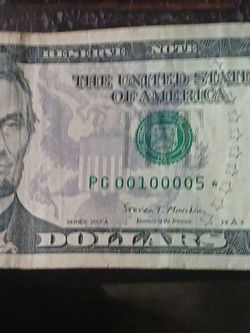 Five dollar bill rare