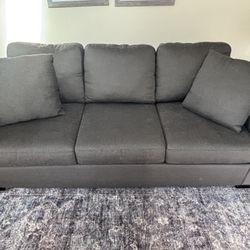 Dark Grey Sofa 