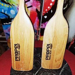 Propel Paddle Gear by Shoreline Marine Wood Canoe Paddle 48"
