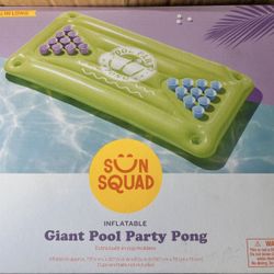 Sun Squad Giant Pool Party Pong inflatable float