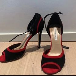 Diane von Fürstenberg  black sandals, size 8