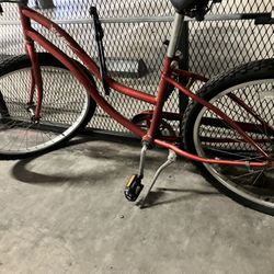 Red Beach Cruiser  Smooth Ride