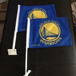 Golden State warriors Car Flags