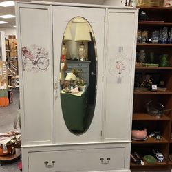 Beautiful Refinished Vintage Armoire Shabby Chic Style 