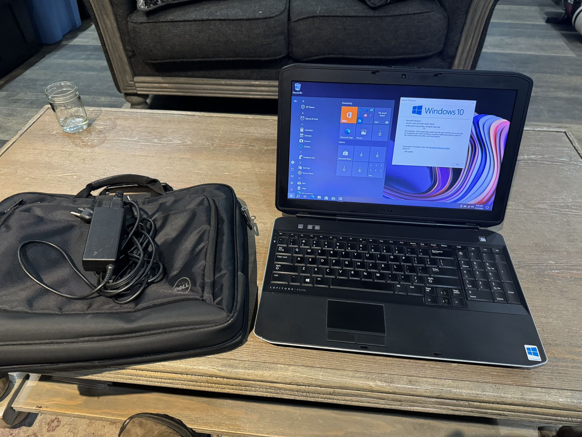 Dell Windows 10 Laptop And Bag