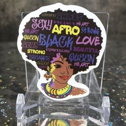 Chic Black Woman ✨ Sticker