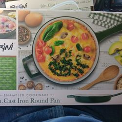 Parinis 9in Cast Iron Round Pan