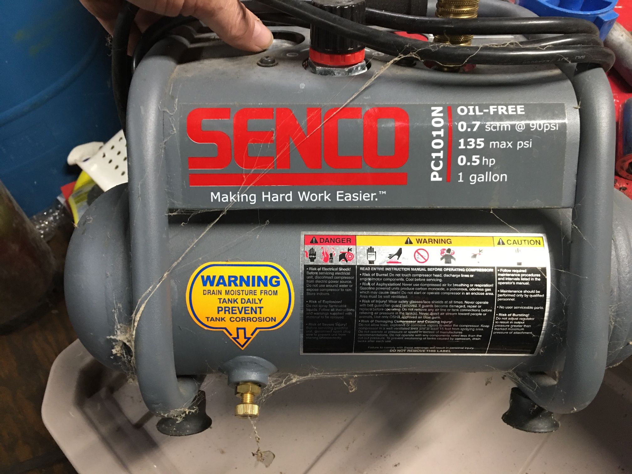 One Gal Air compressor New 