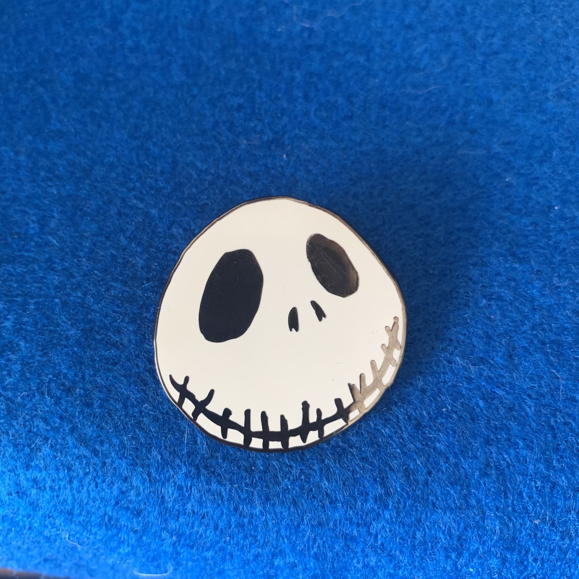 Jack skellington nightmare before Christmas head Disney Trading Pin