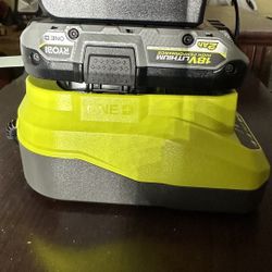 Ryobi batter and charger