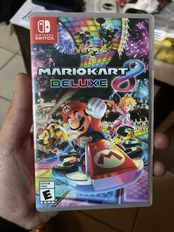 Mario Kart 8 Deluxe Nintendo Switch Original Case & Cartridge 2017 PreOwned Used