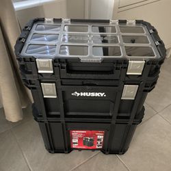 Husky Connect Rolling Tool Box Set