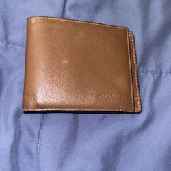 Coach Brown Leather Wallet