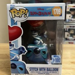NEW IN HAND LIMITED EDITION Stitch w/ Balloon Funko Pop #1709 Disney Movies Lilo