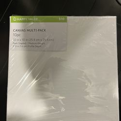 10 in x 10 in (10 Pack) Canvas
