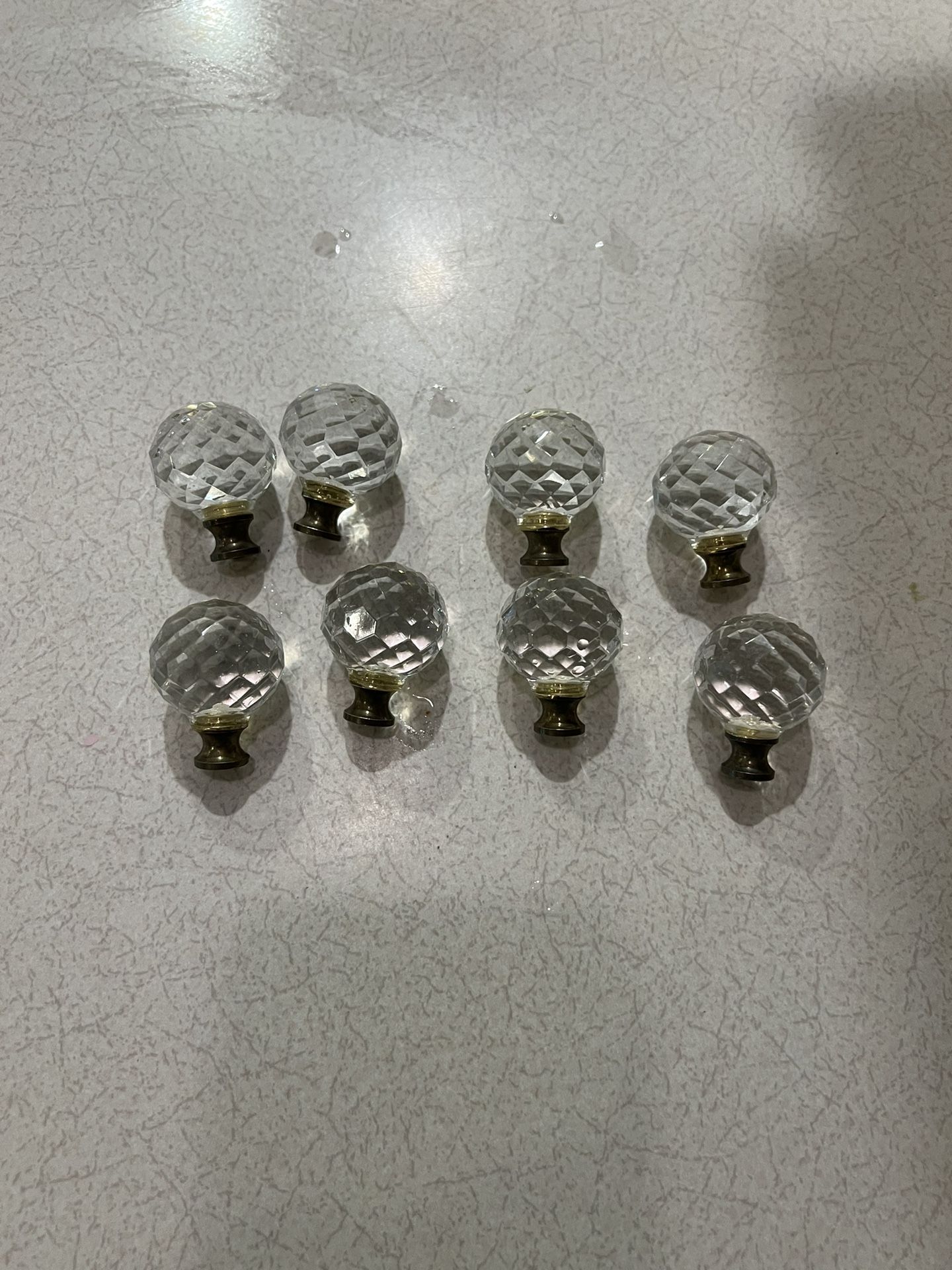 8 Use / Vintage Clear Pulls