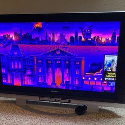Panasonic  50” tv + remote (works  fine)