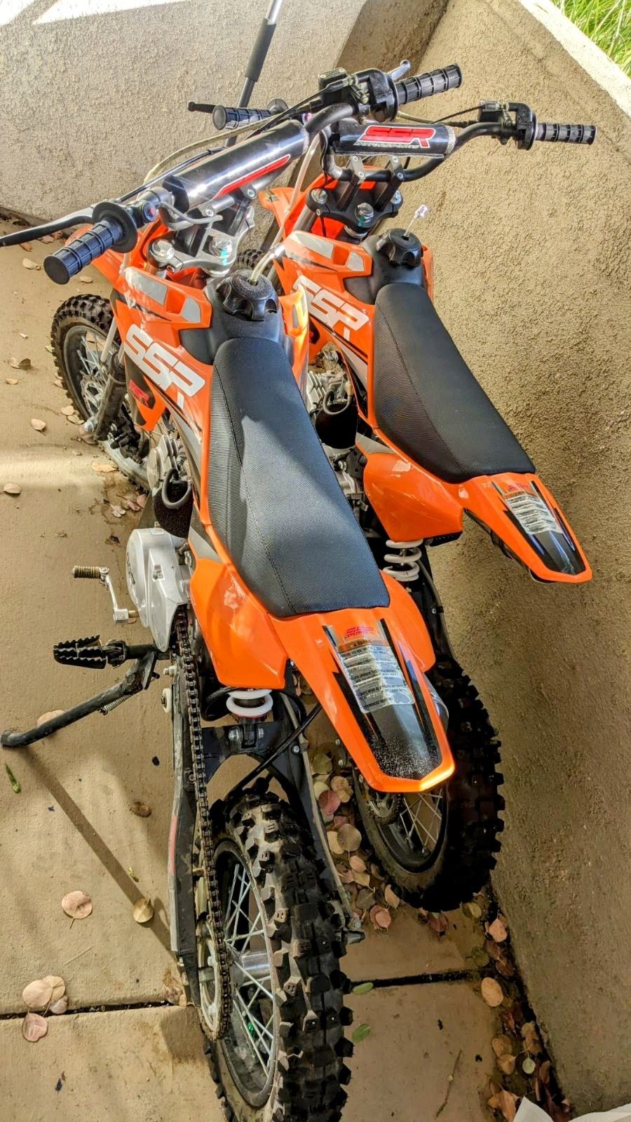 2021 SSR Dirt Bikes / Pit Bikes Like New