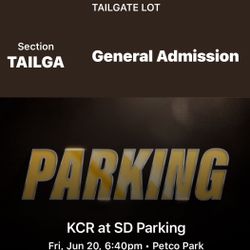 KC @ SD  Series June 20th -22nd   2-AISLE SEATS