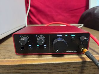 Focusrite Scarlett Solo 4th Gen interface