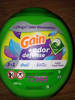 Gain Flings 60 count $15 *** Houston TX 77093