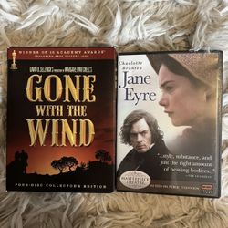 COLLECTORS SET Gone With The Wind 4 Disk & Jane Eyre