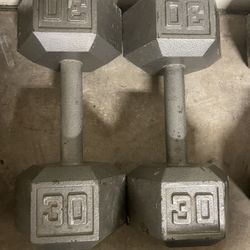 30 Lbs Dumbbell Set