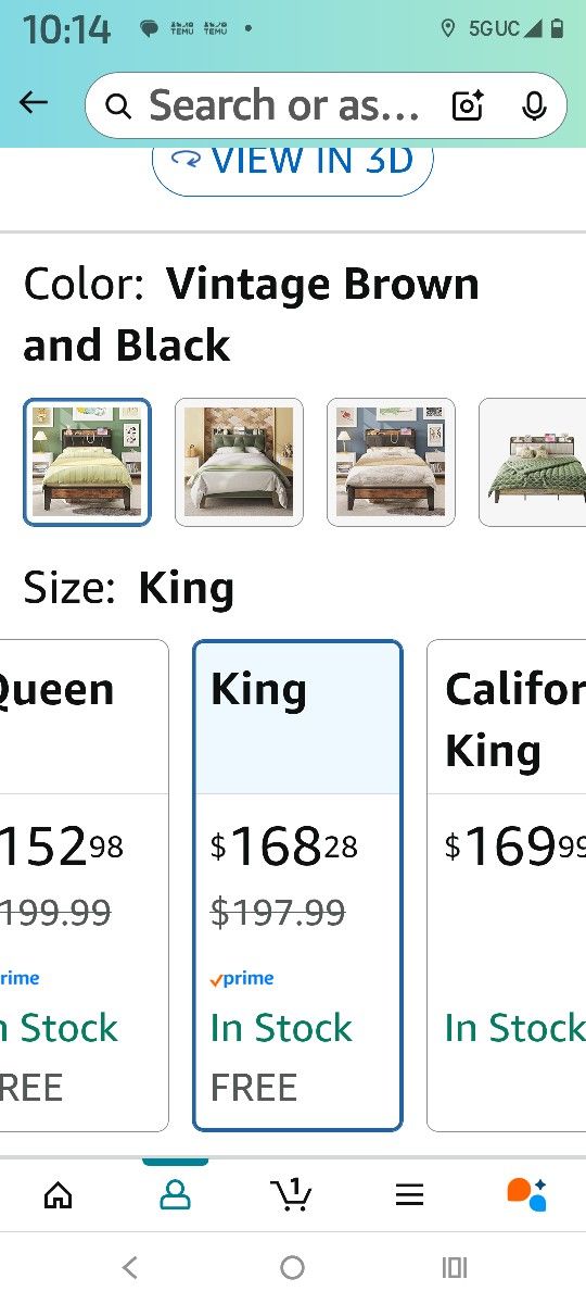 King Bed Frame