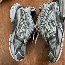 Balenciaga Runner sneakers in a black and grey colorway.