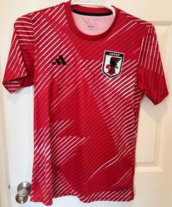 Adidas Japan Pre-Match Jersey HD8(contact info removed)/2023 size M Red