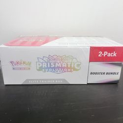 Pokemon Prismatic Evolutions 2-pack Bundle