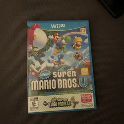 Super Mario Bros. U with New Super Luigi U. (Nintendo Wii U) Rare ESRB Misprint