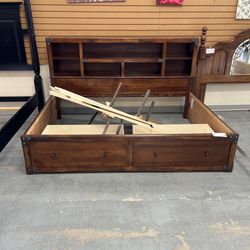 Fill Size Bed Frame With Storage (in Store)