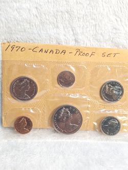 #699 Foreign 1970 PF Canada Set coins