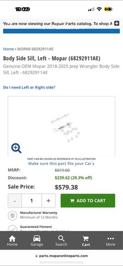 Both Sides Jeep OEM rocksliders