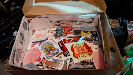 Large Mixed Lot of Stickers