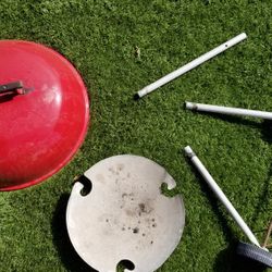 Vintage Red Weber Kettle