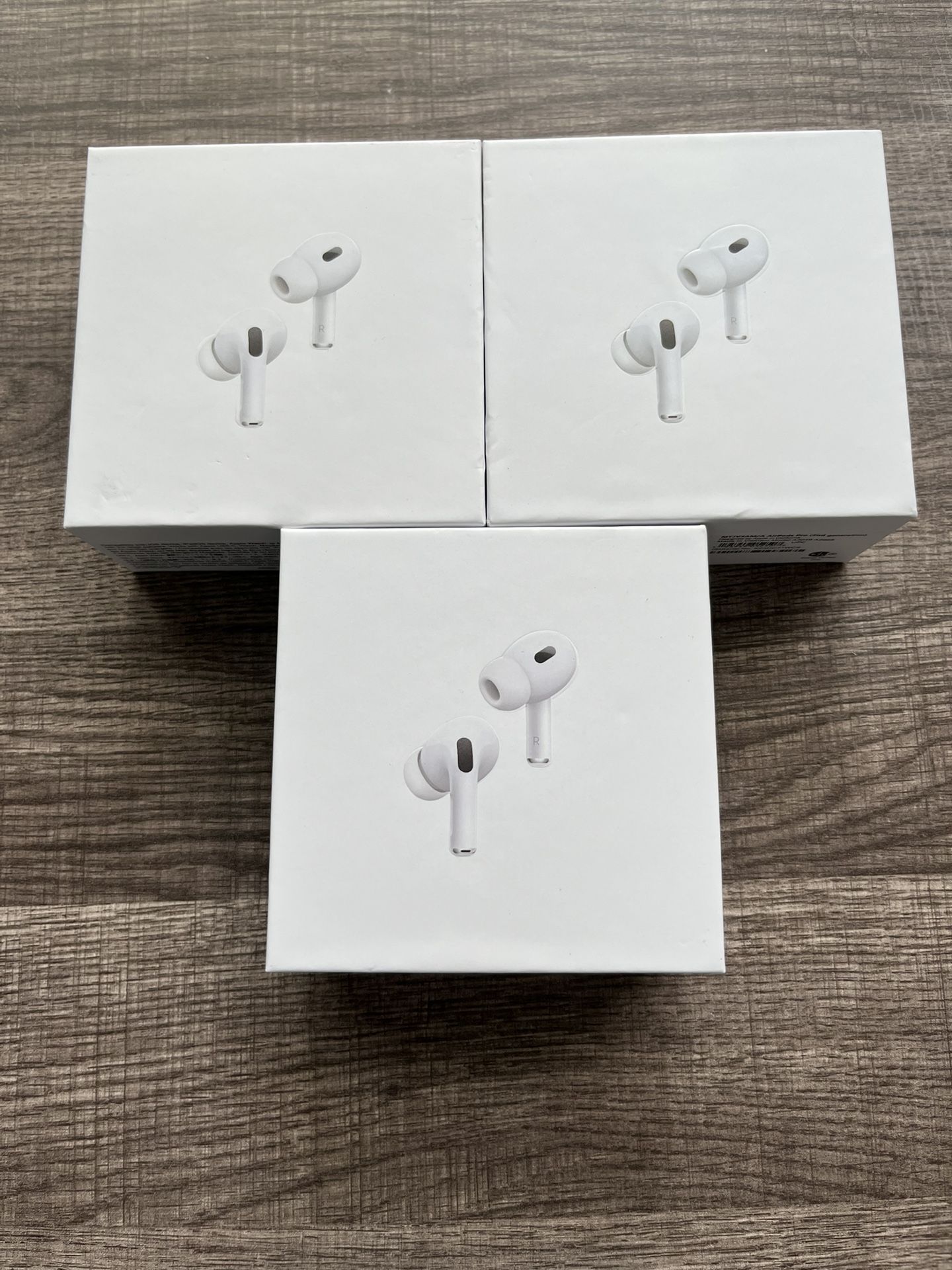 Three AirPod Pros 2nd Generation