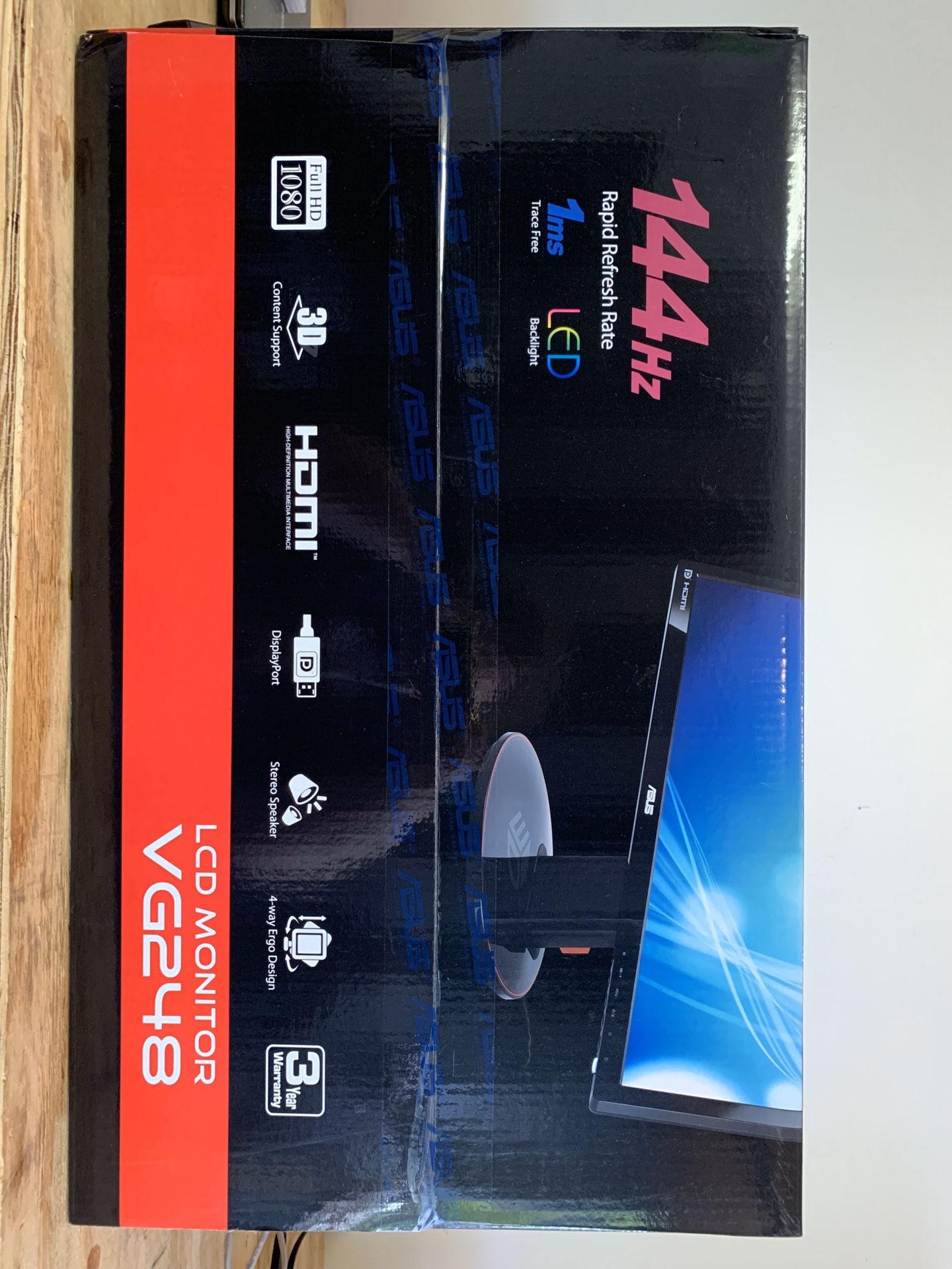 Asus VG248 24 inch 1080p gaming monitor